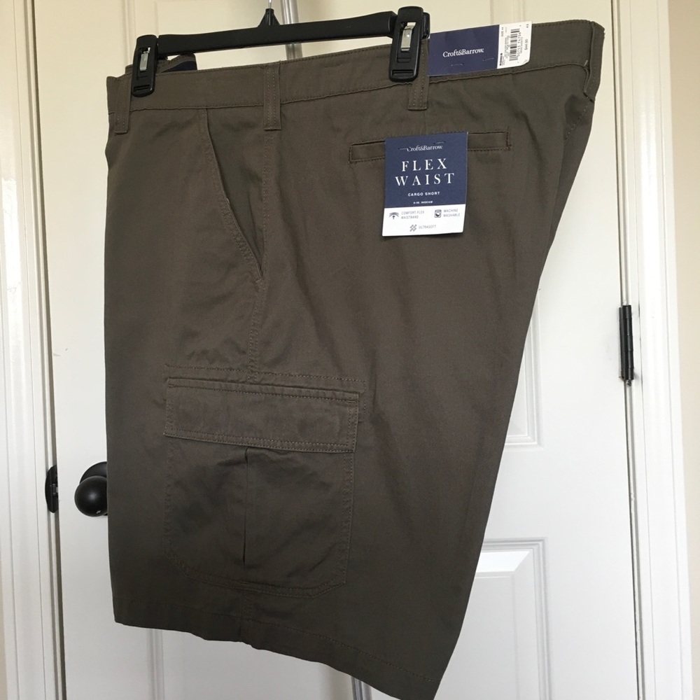 Flex Waist Cargo Shorts
